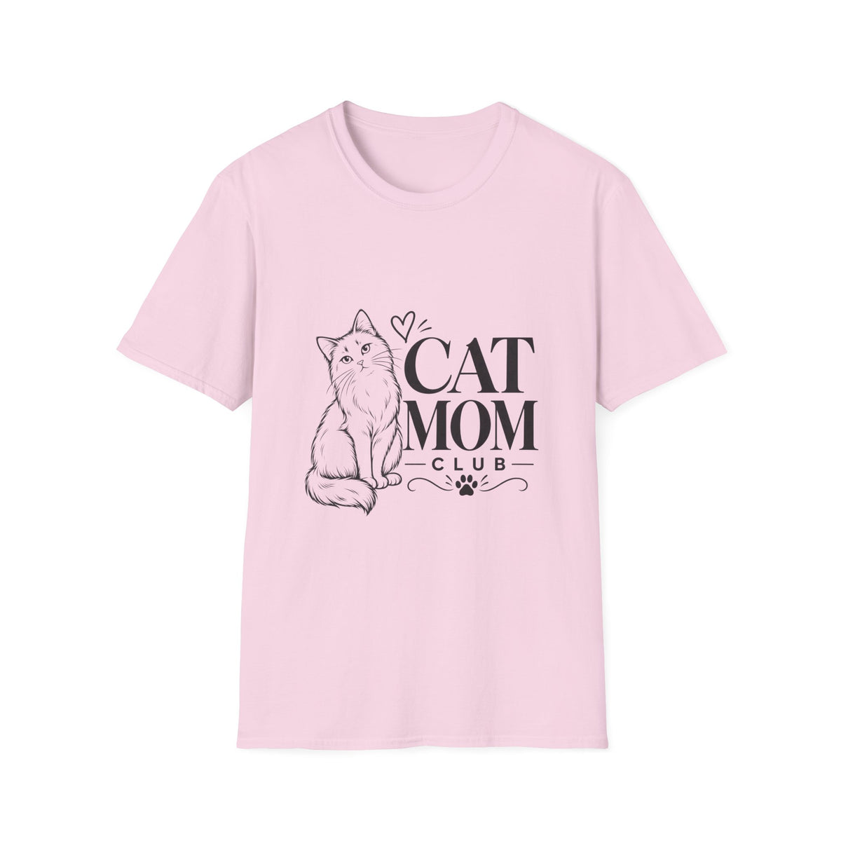 Cat Mom T-Shirt — Cat Mom Club Graphic Tee