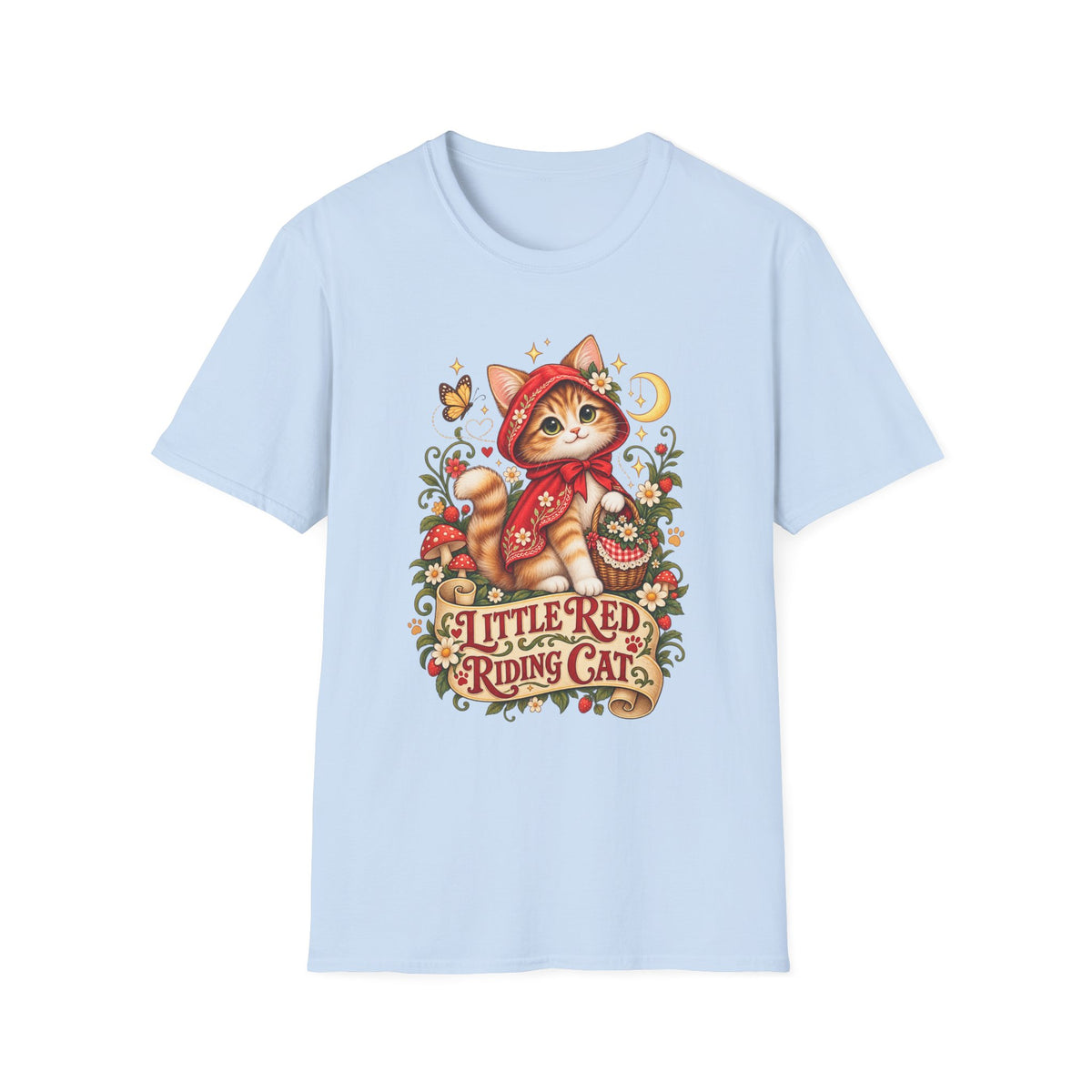 Little Red Riding Cat T-Shirt
