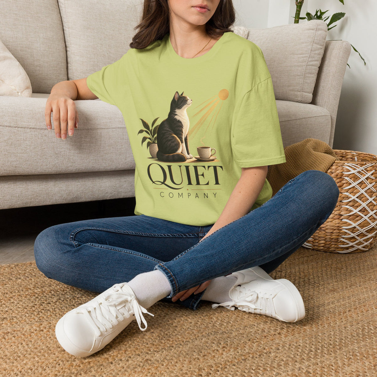 Cat & Sun 'Quiet Company' T-Shirt