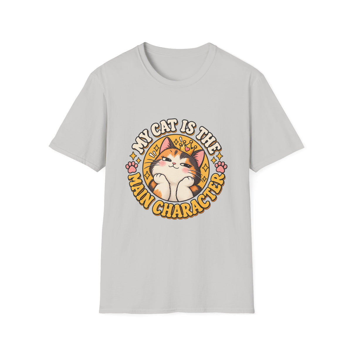 Cat T-Shirt — “My Cat Is The Main Character” Cute Graphic Tee for Cat Lovers