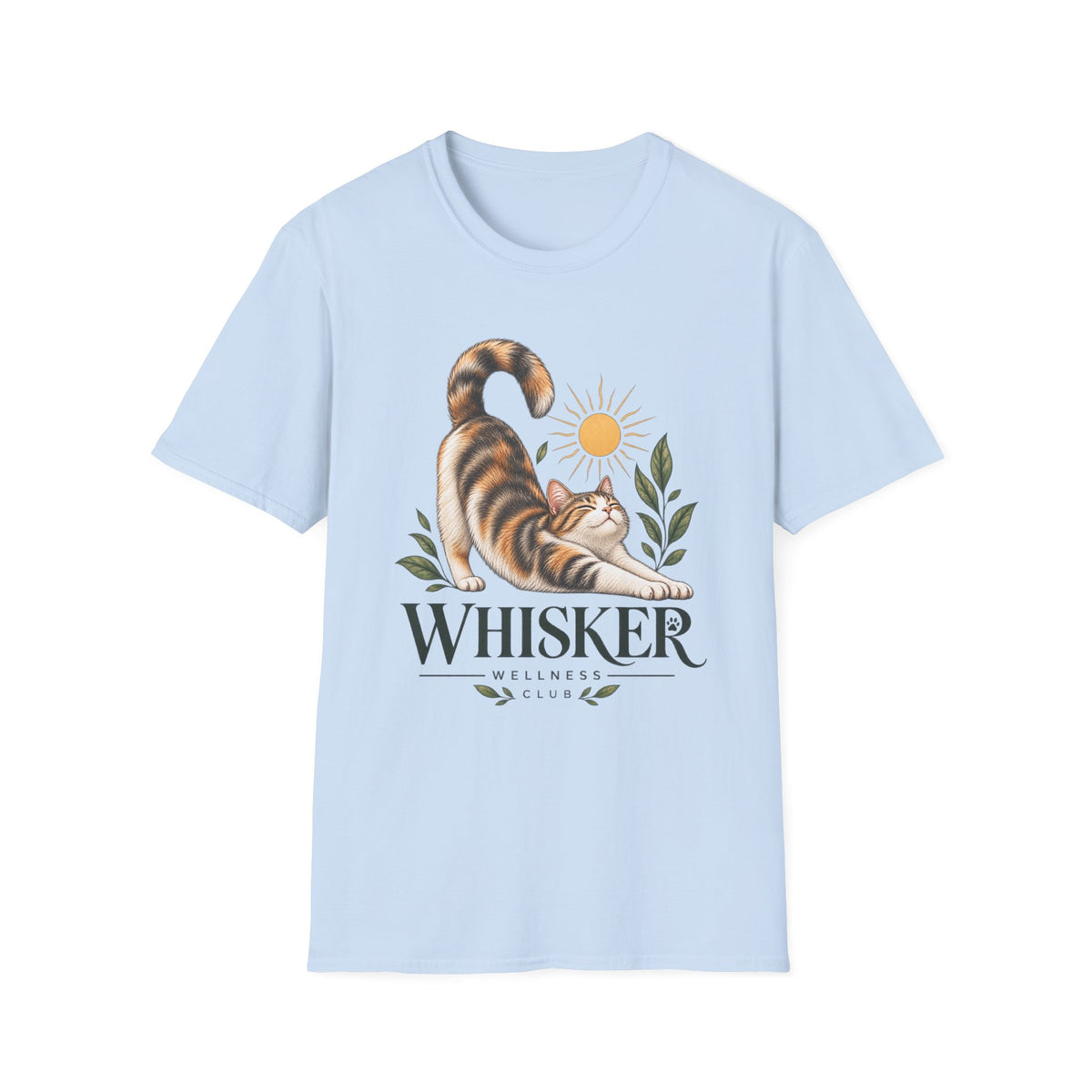 Cat Stretch T-Shirt — Whisker Sunshine Graphic Tee