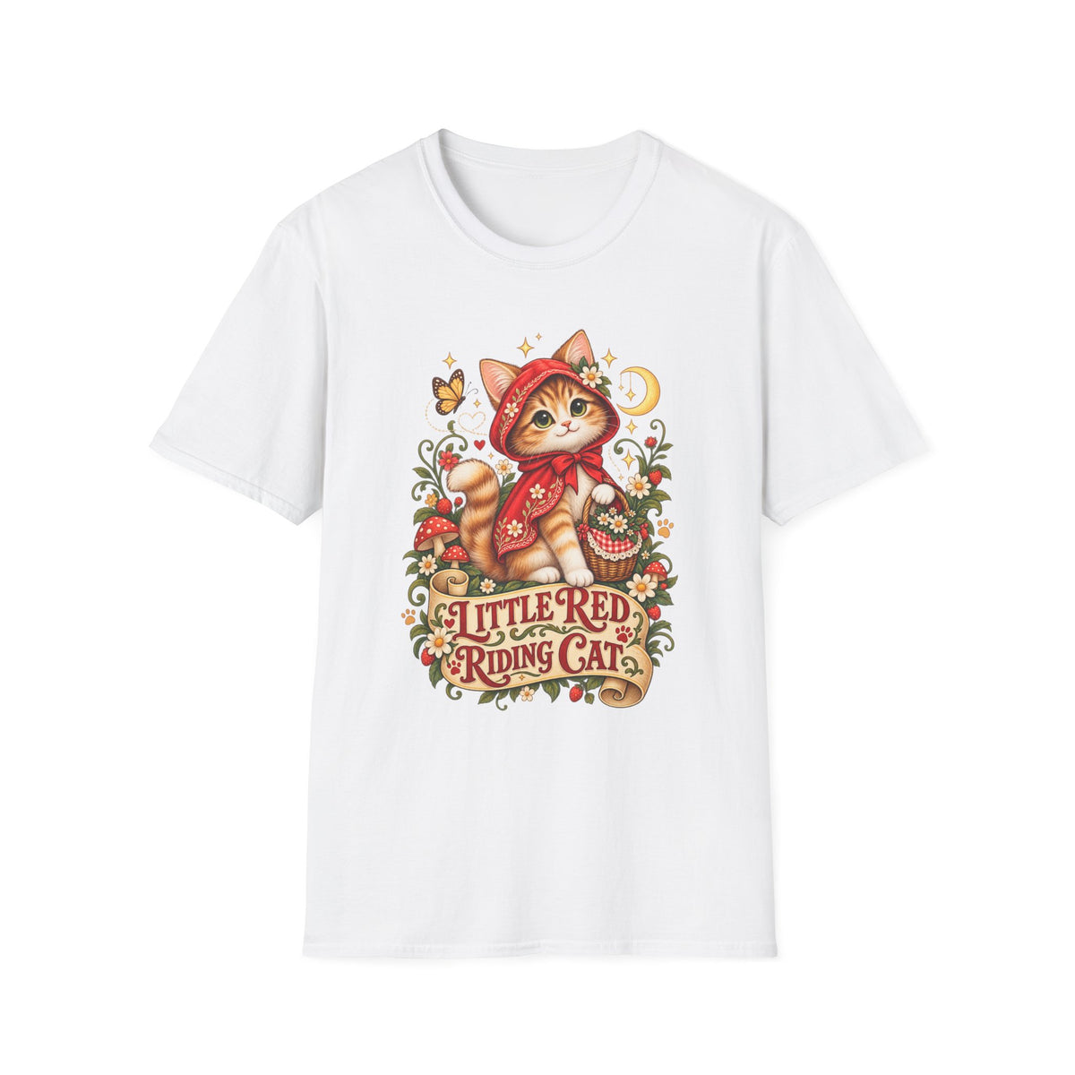 Little Red Riding Cat T-Shirt