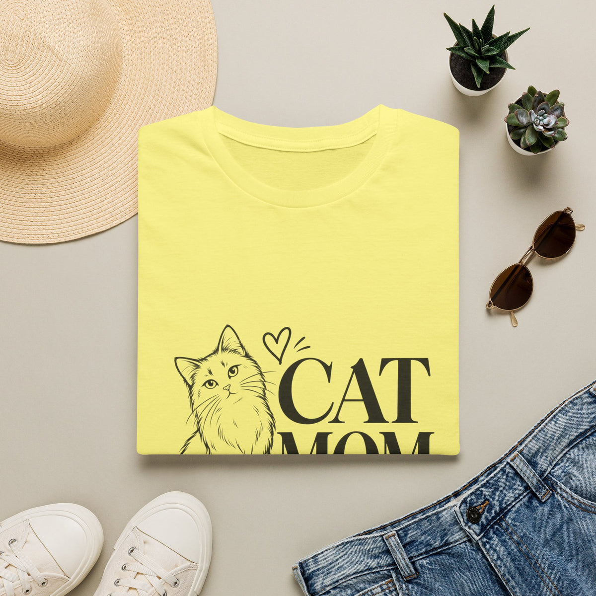 Cat Mom T-Shirt — Cat Mom Club Graphic Tee