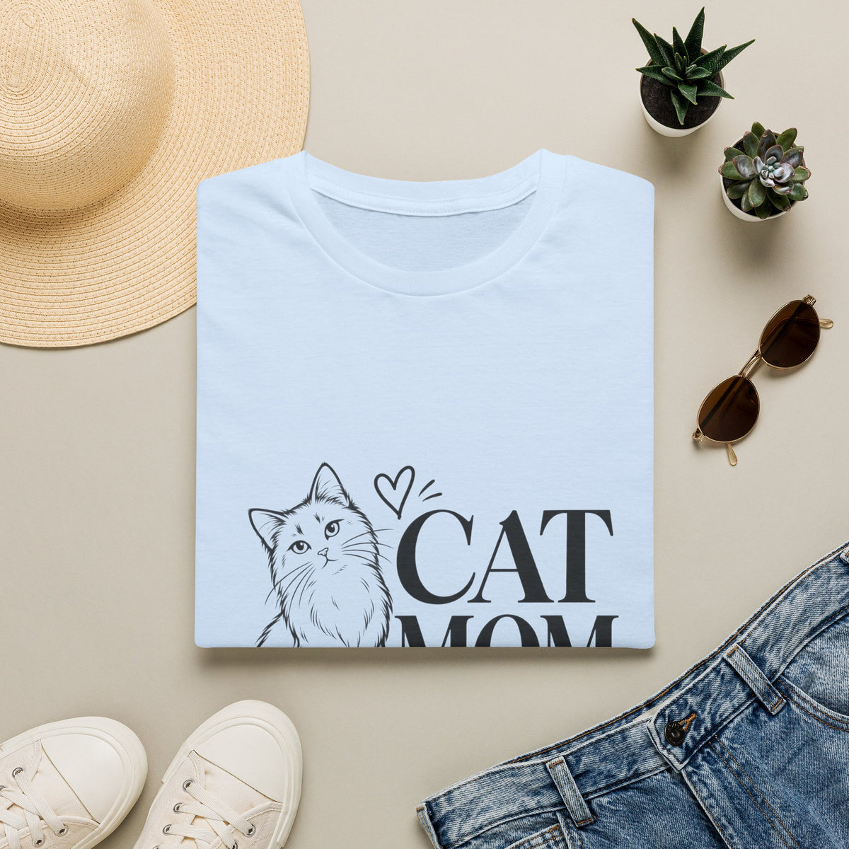 Cat Mom T-Shirt — Cat Mom Club Graphic Tee