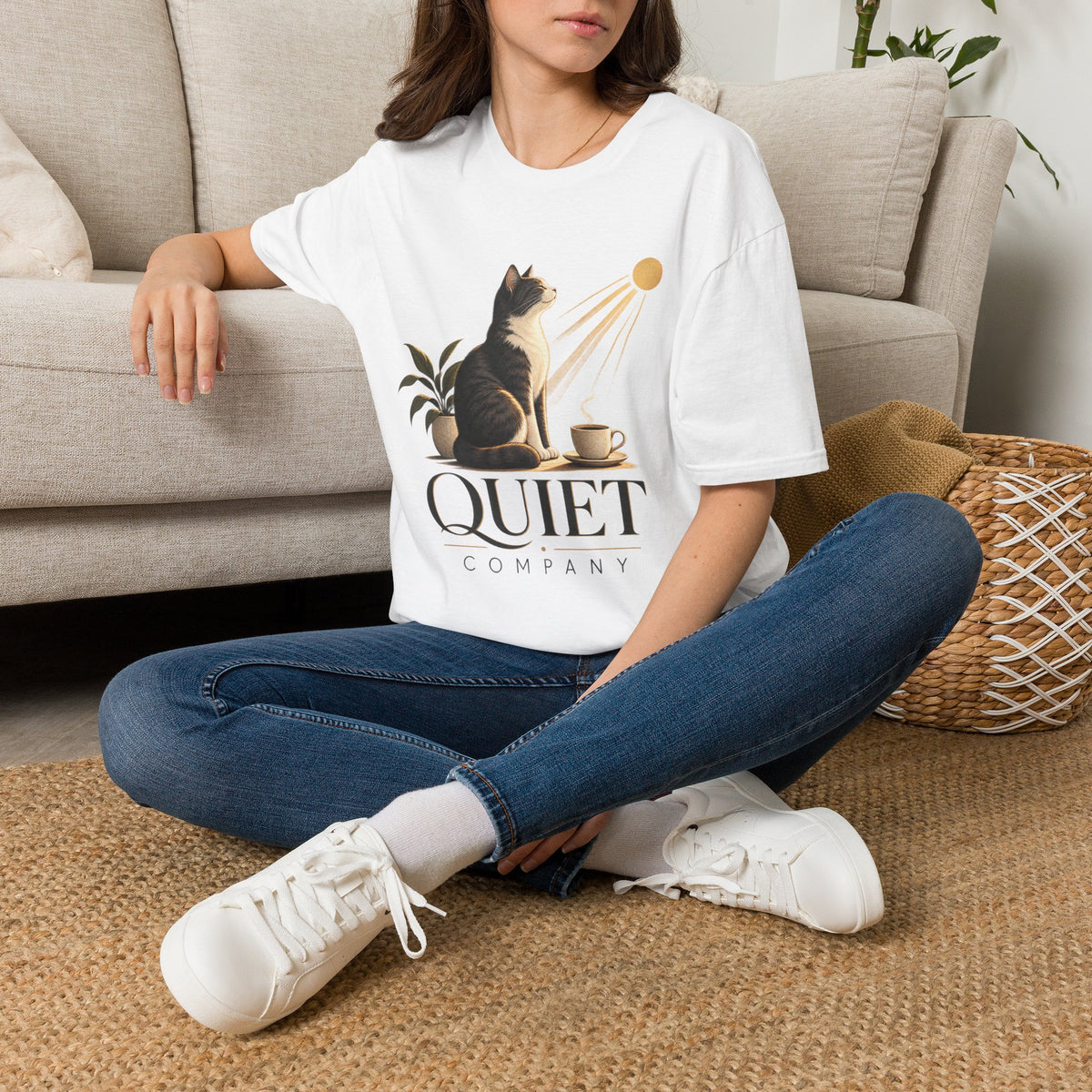 Cat & Sun 'Quiet Company' T-Shirt