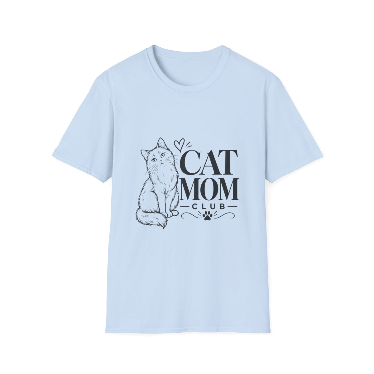Cat Mom T-Shirt — Cat Mom Club Graphic Tee