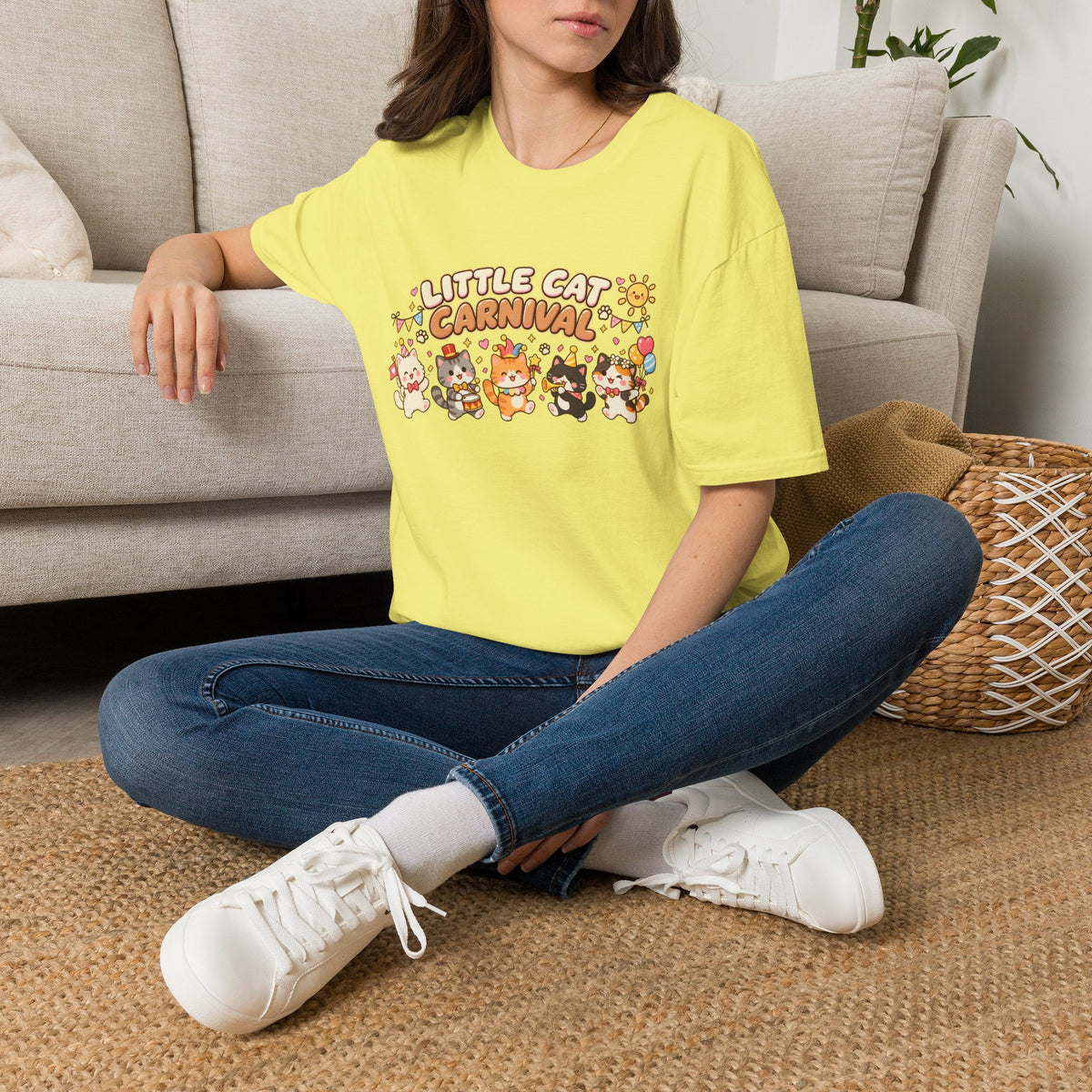 Little Cat Carnival T-Shirt — Cute Kawaii Cat Parade Tee