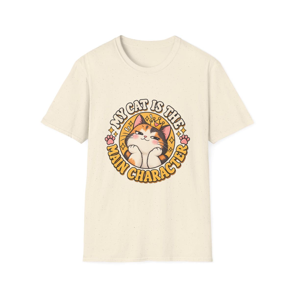 Cat T-Shirt — “My Cat Is The Main Character” Cute Graphic Tee for Cat Lovers