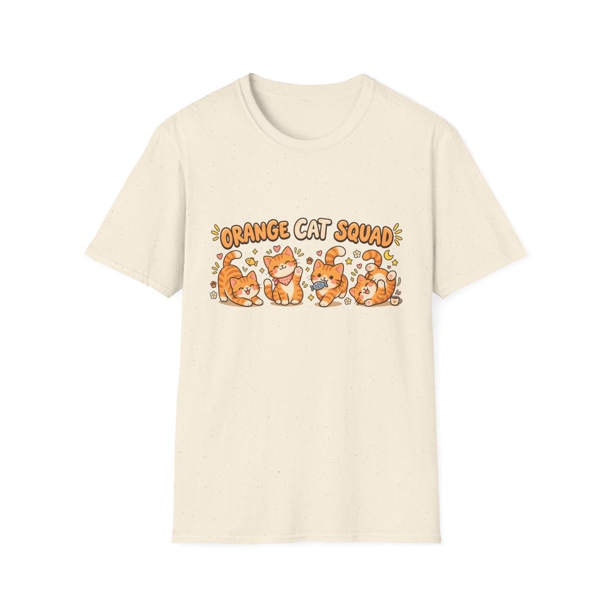 Orange Cat Squad T-Shirt – Cute Ginger Cats Graphic Tee for Cat Lovers