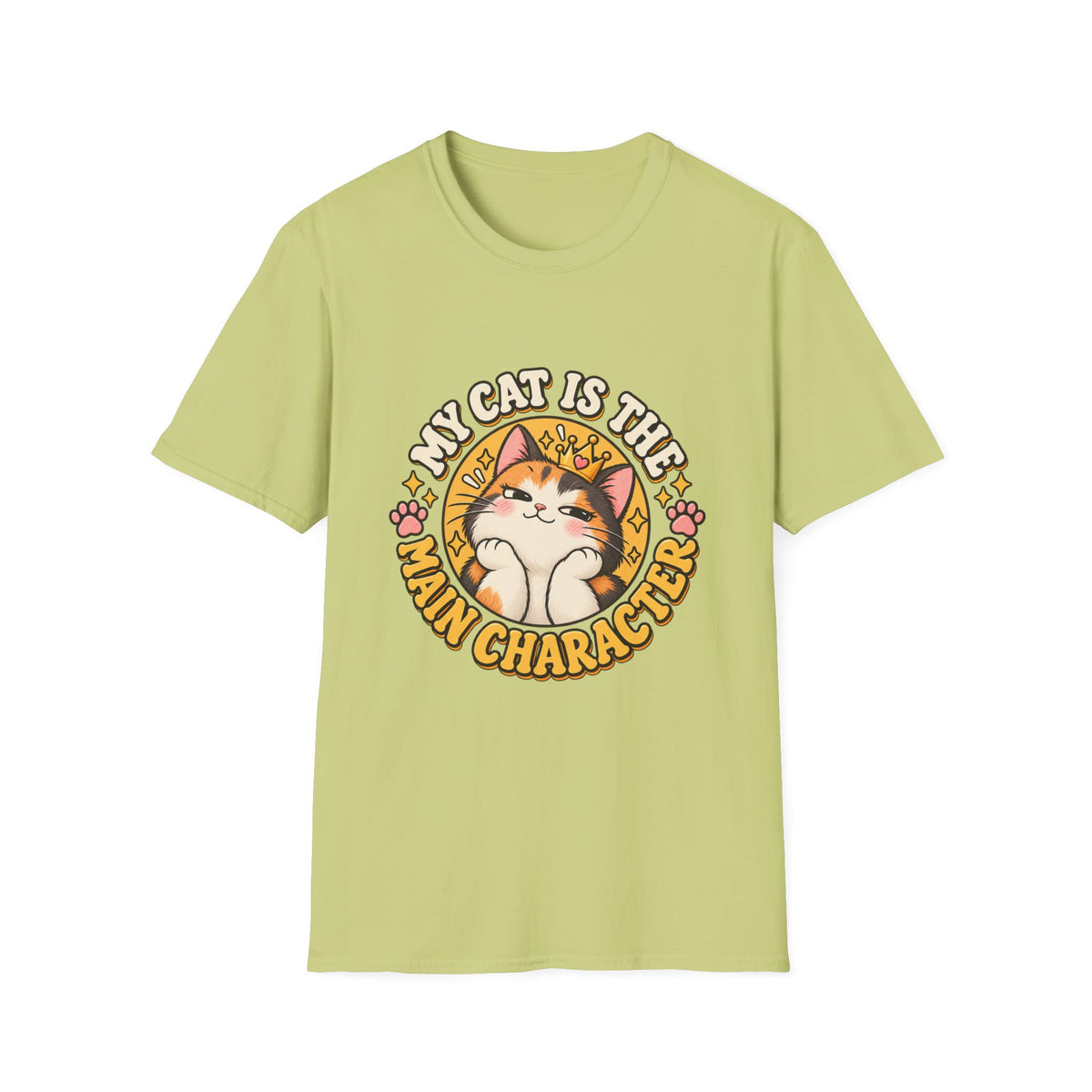 Cat T-Shirt — “My Cat Is The Main Character” Cute Graphic Tee for Cat Lovers