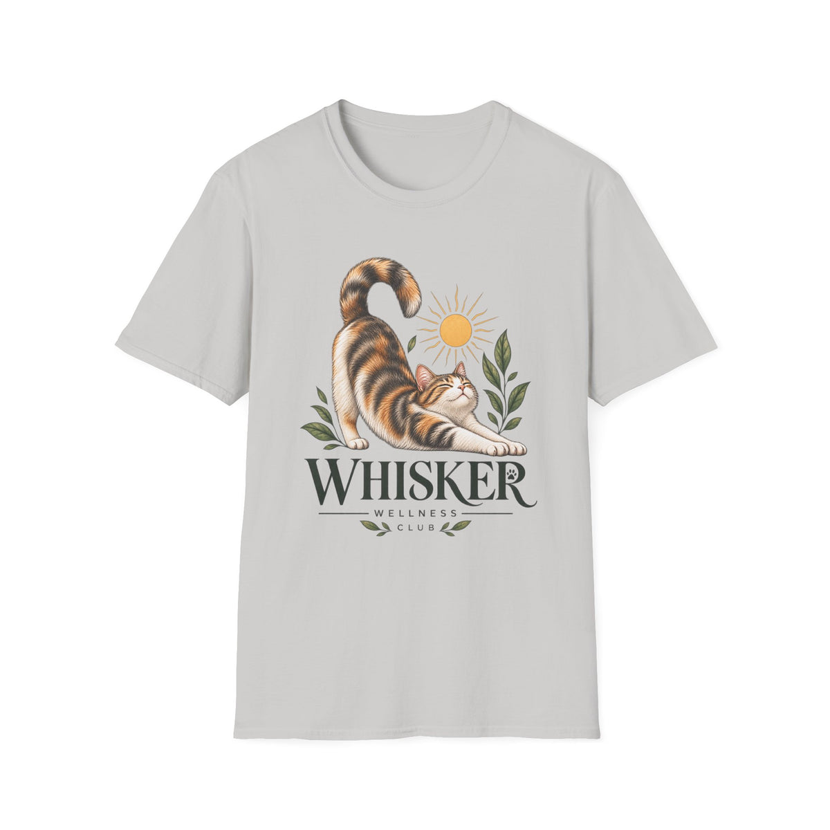 Cat Stretch T-Shirt — Whisker Sunshine Graphic Tee