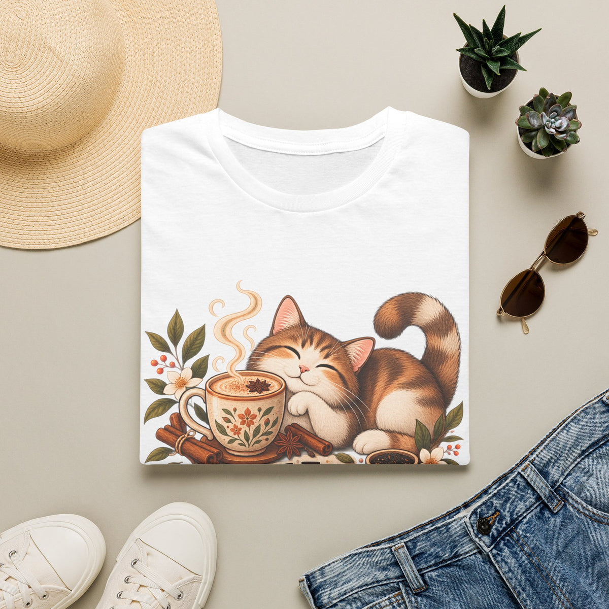 Chai Paws Cat Tee