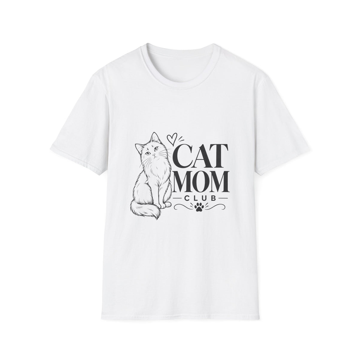 Cat Mom T-Shirt — Cat Mom Club Graphic Tee