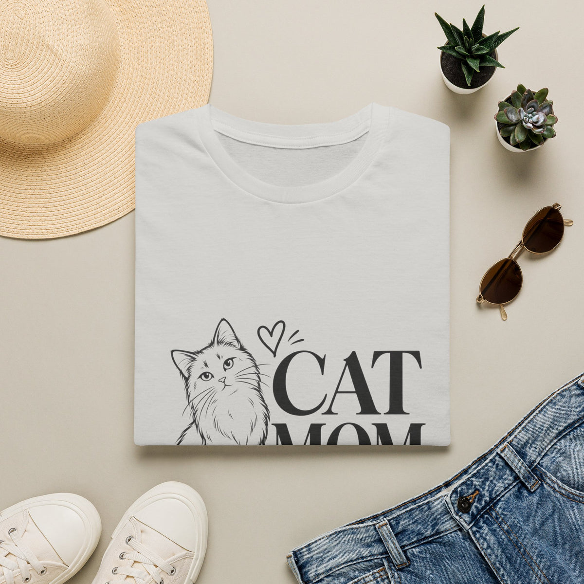Cat Mom T-Shirt — Cat Mom Club Graphic Tee