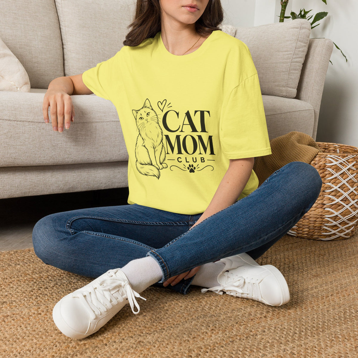 Cat Mom T-Shirt — Cat Mom Club Graphic Tee