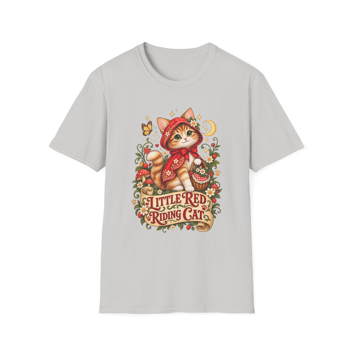 Little Red Riding Cat T-Shirt