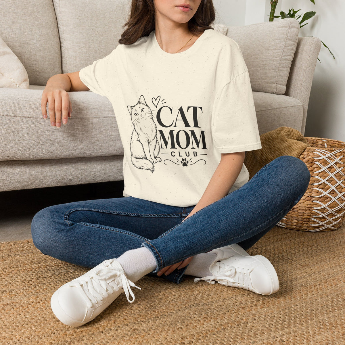 Cat Mom T-Shirt — Cat Mom Club Graphic Tee