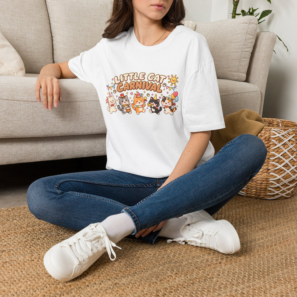 Little Cat Carnival T-Shirt — Cute Kawaii Cat Parade Tee
