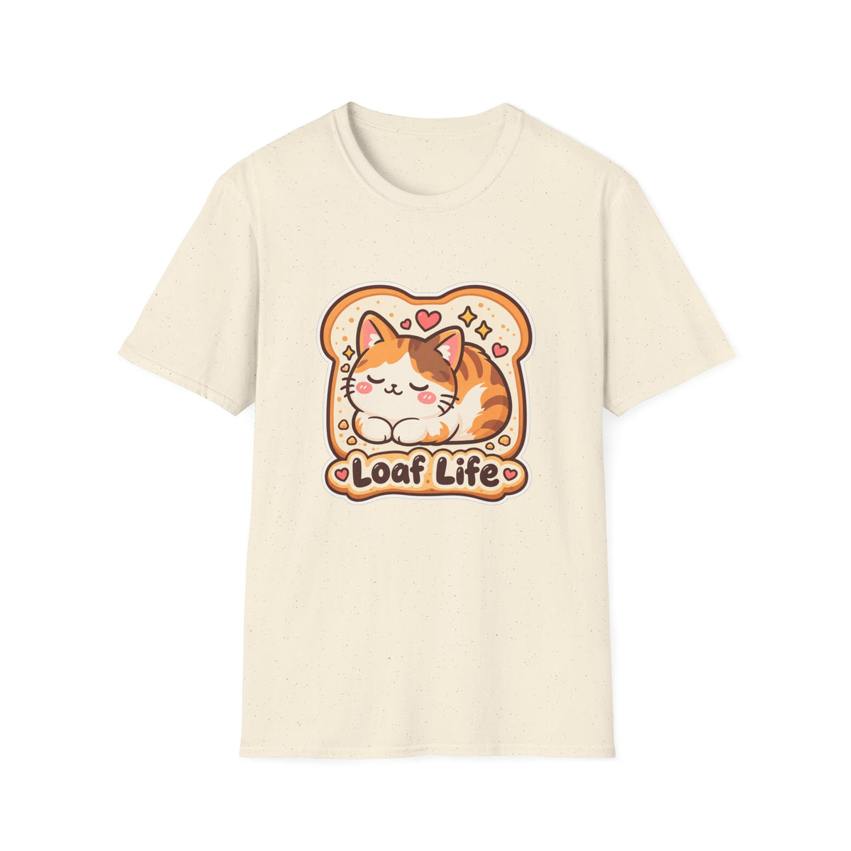 Cat Loaf T-Shirt — Cute ‘Loaf Life’ Calico Cat Graphic Tee