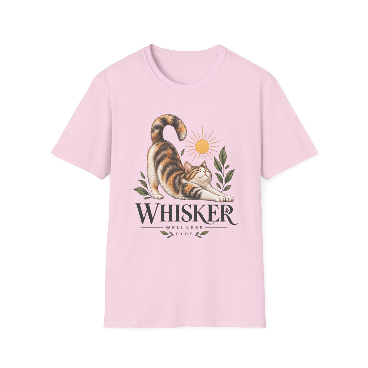 Cat Stretch T-Shirt — Whisker Sunshine Graphic Tee