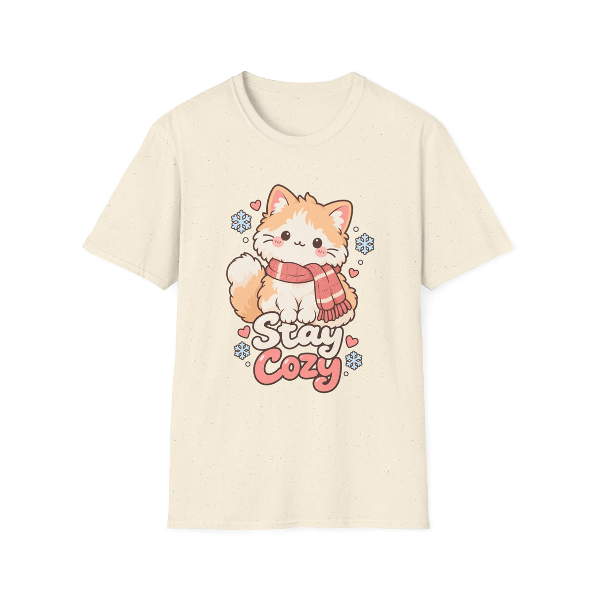 Cozy Cat T-Shirt — "Stay Cozy" Winter Kitten Graphic Tee
