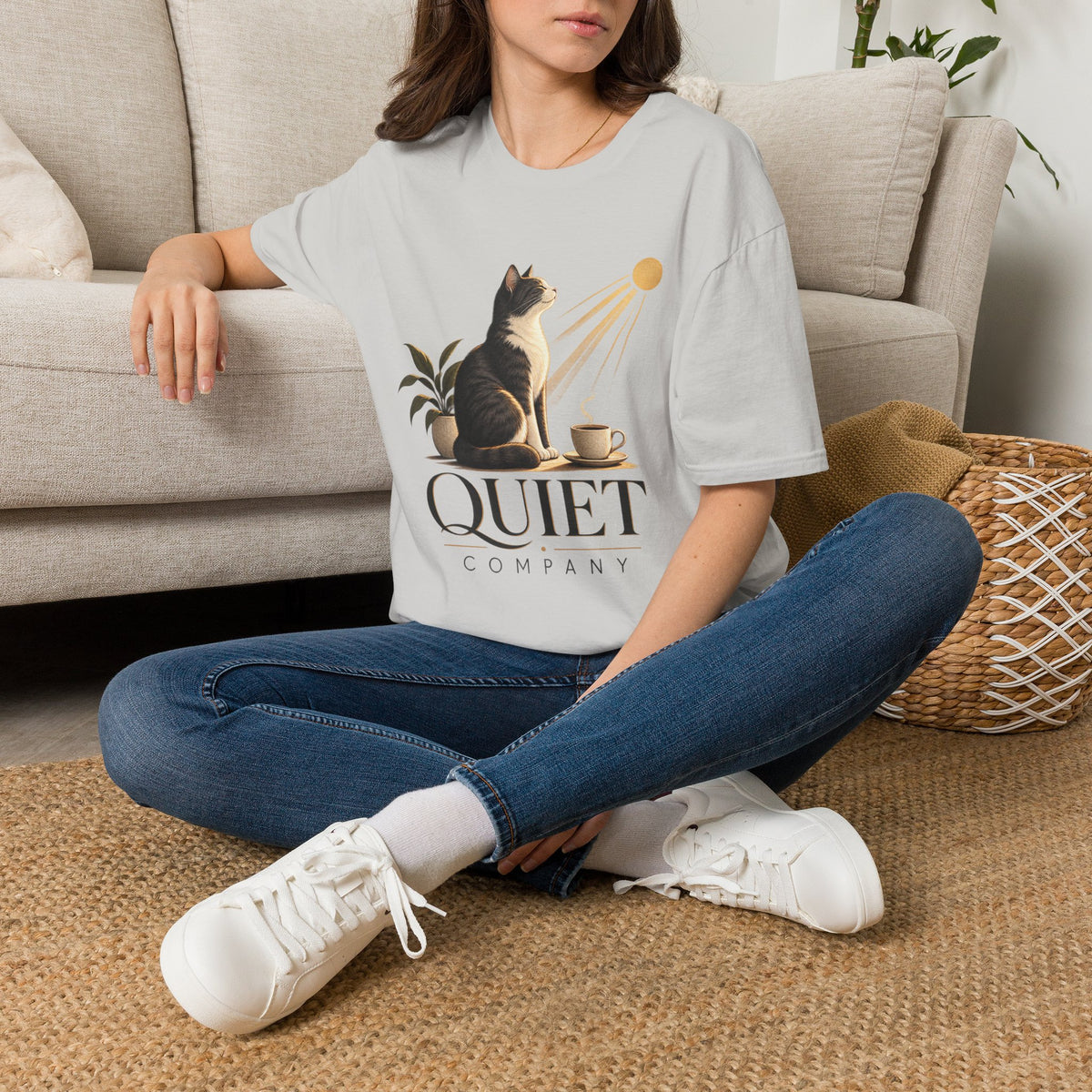 Cat & Sun 'Quiet Company' T-Shirt