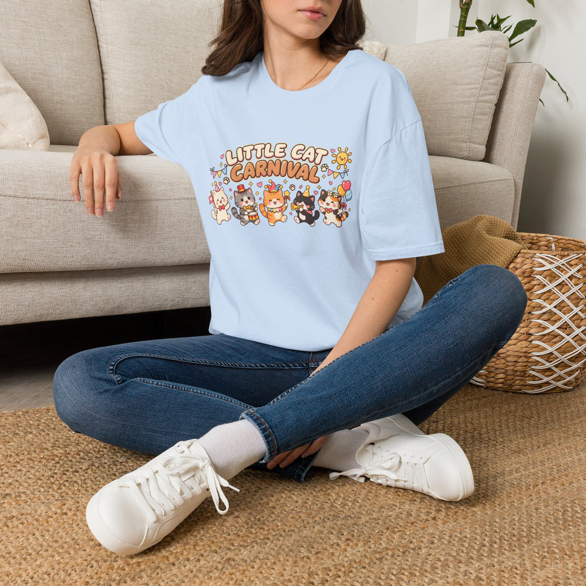 Little Cat Carnival T-Shirt — Cute Kawaii Cat Parade Tee