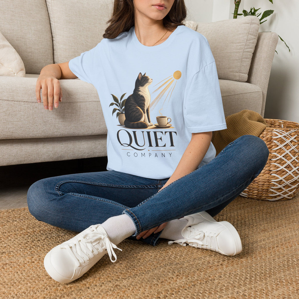 Cat & Sun 'Quiet Company' T-Shirt