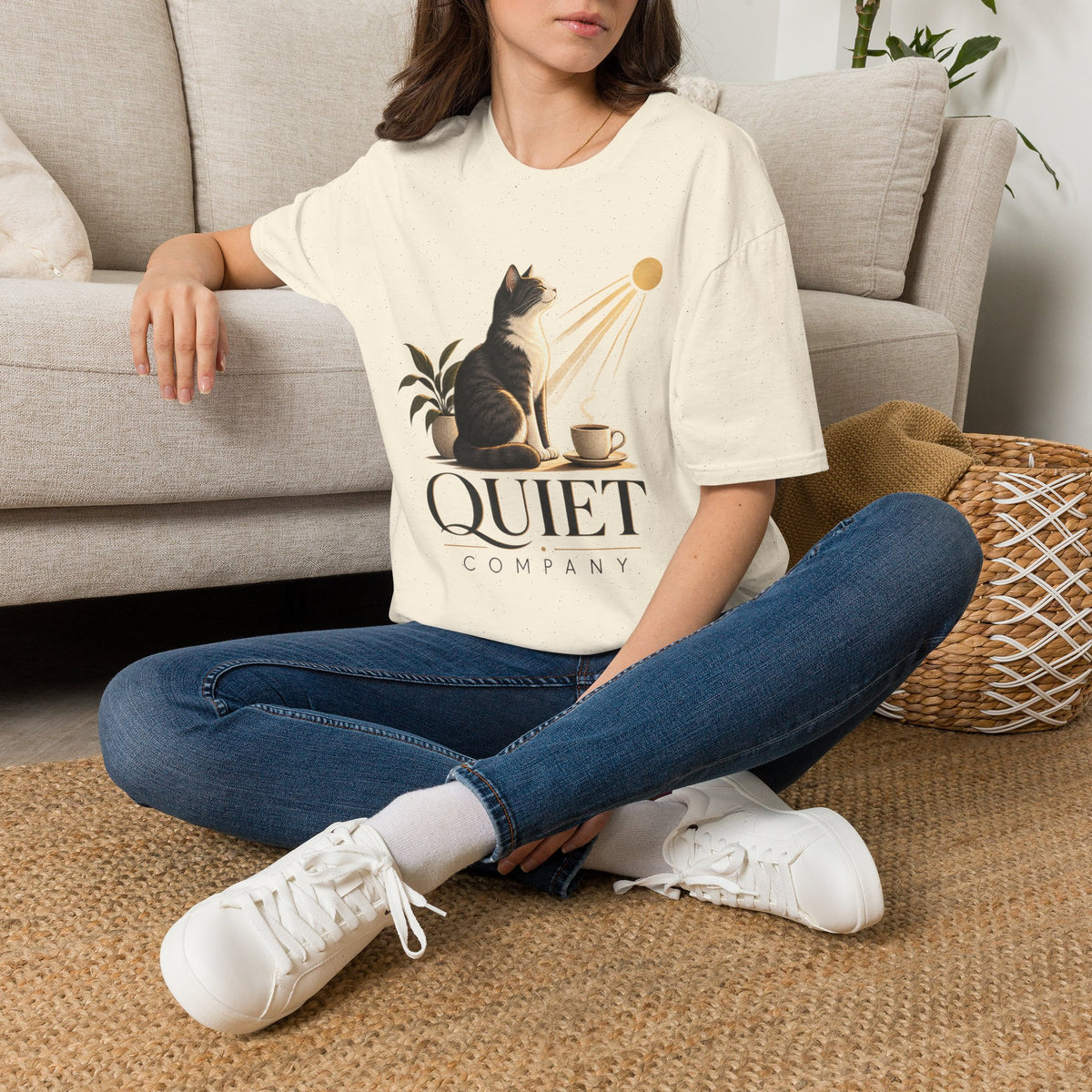 Cat & Sun 'Quiet Company' T-Shirt