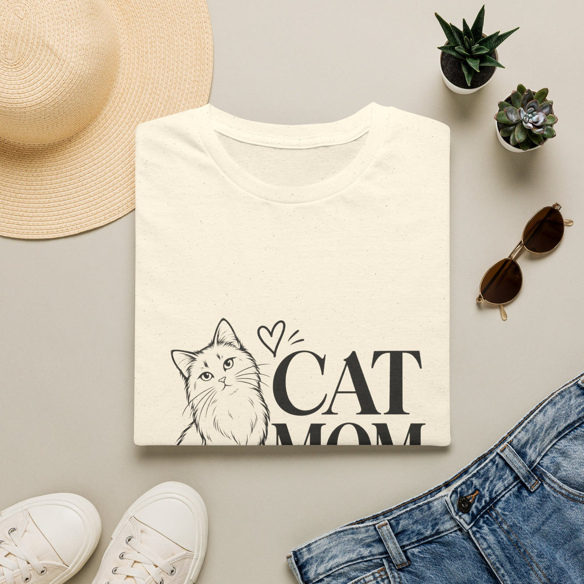 Cat Mom T-Shirt — Cat Mom Club Graphic Tee