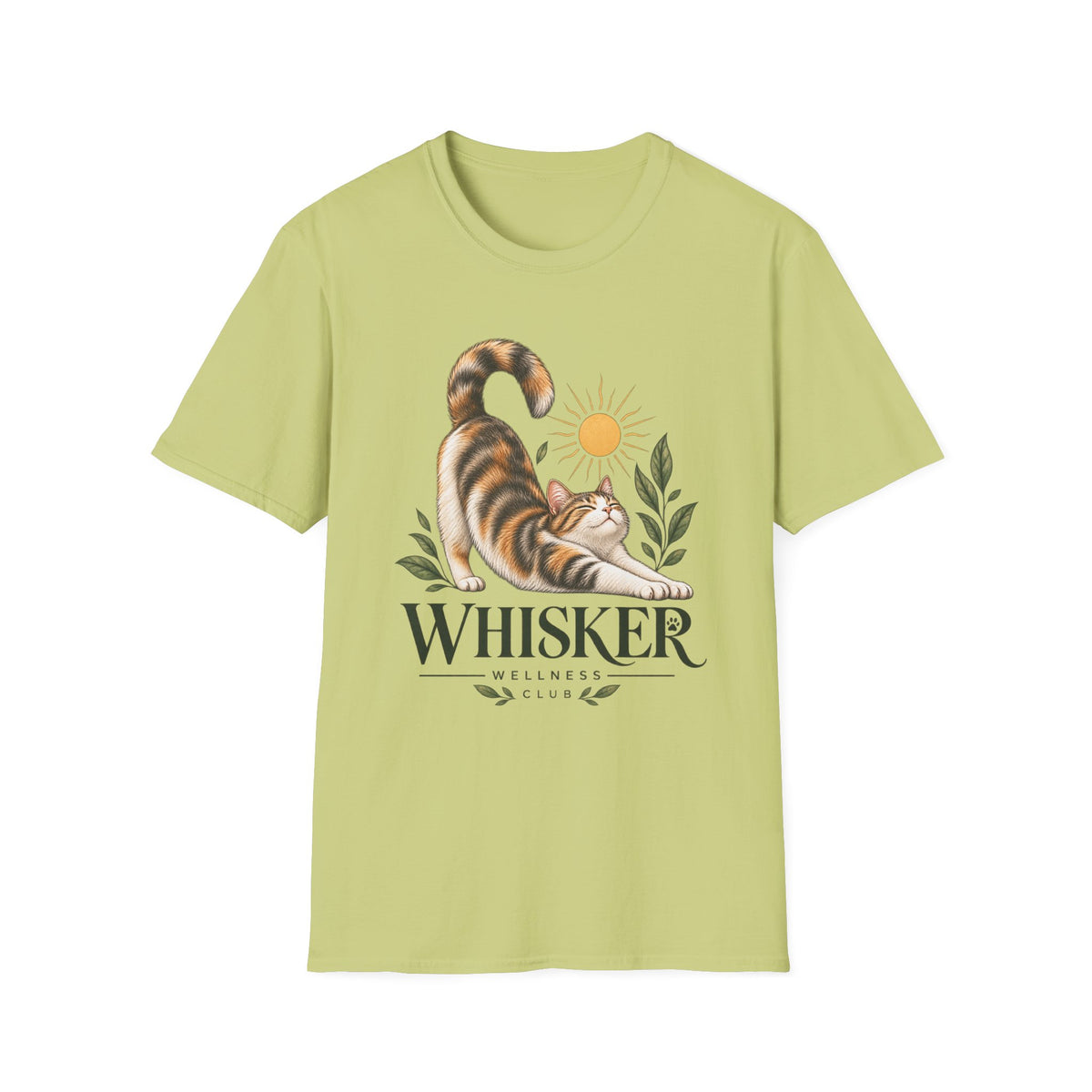 Cat Stretch T-Shirt — Whisker Sunshine Graphic Tee