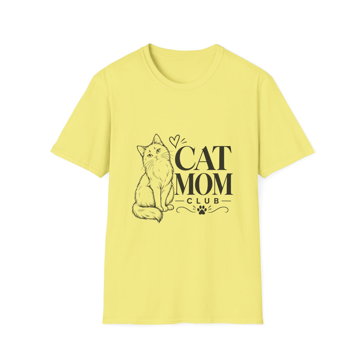 Cat Mom T-Shirt — Cat Mom Club Graphic Tee