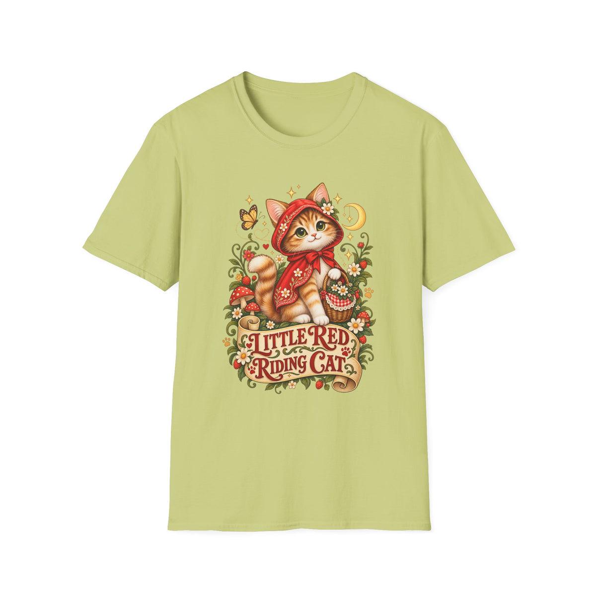 Little Red Riding Cat T-Shirt