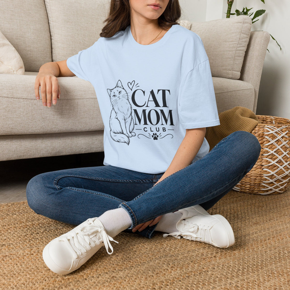 Cat Mom T-Shirt — Cat Mom Club Graphic Tee