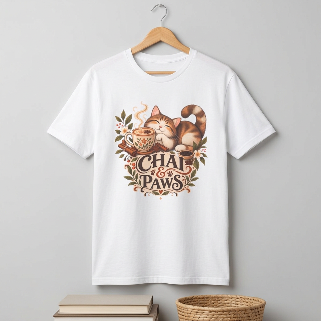 Chai Paws Cat Tee