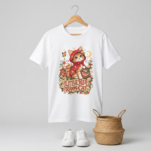 Little Red Riding Cat T-Shirt