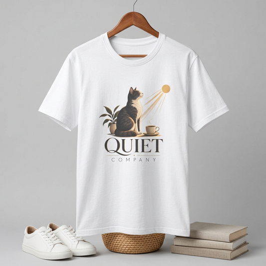 Cat & Sun 'Quiet Company' T-Shirt