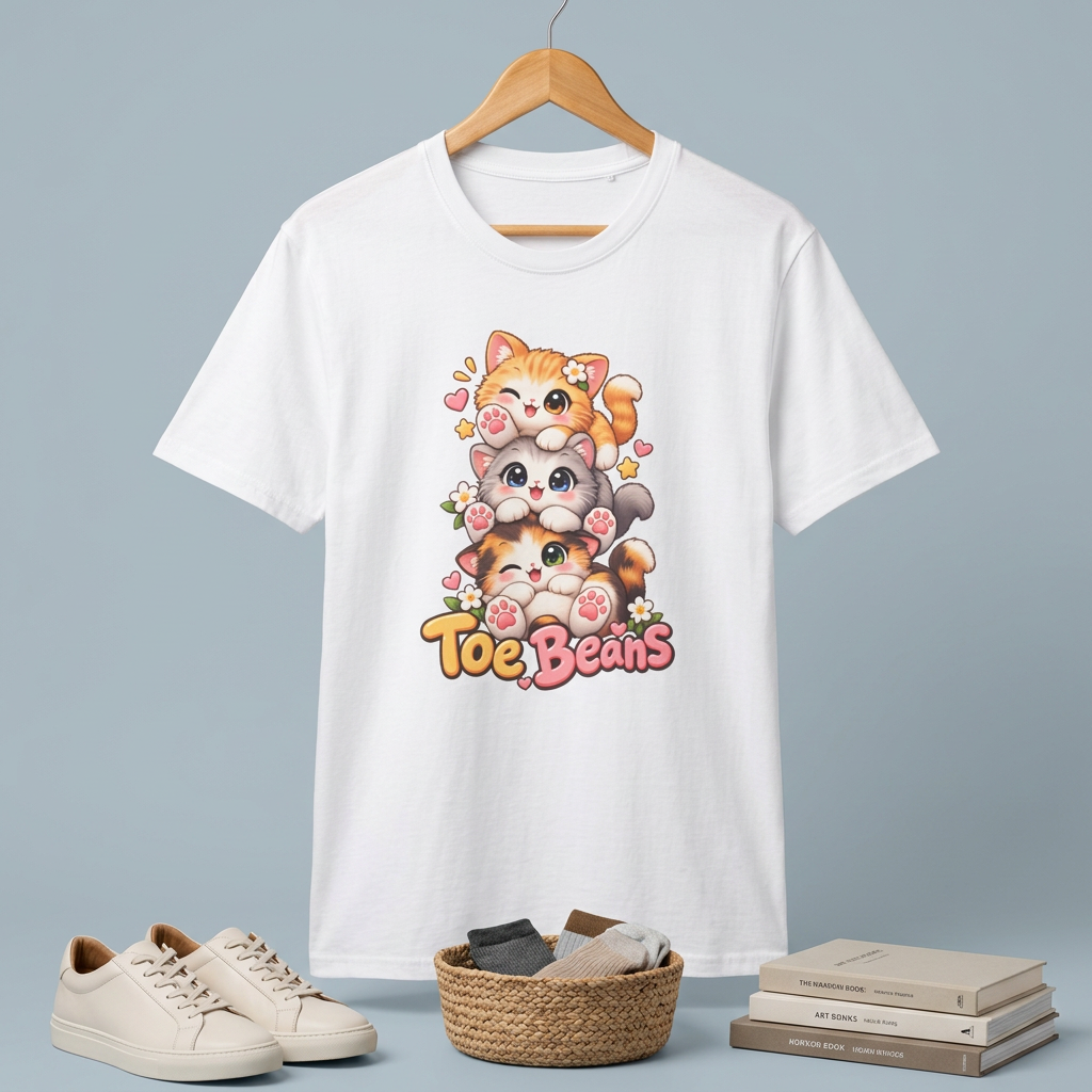 Cute Kittens 'Toe Beans' T-Shirt